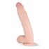 Real Fantasy Dwane - dildo realista com escroto - 31cm - cor natural