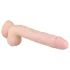 Real Fantasy Elvin - vibrador realístico recarregável - 28cm - cor pele
