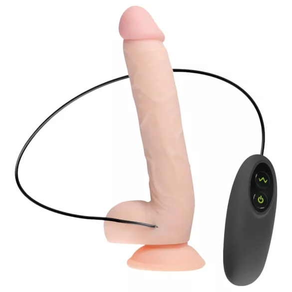 Real Fantasy Elvin - vibrador realístico recarregável - 28cm - cor pele