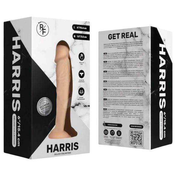 Real Fantasy Harris - dildo realístico - 15cm - cor natural