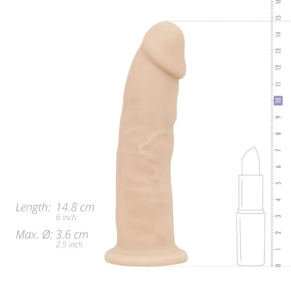 Real Fantasy Harris - dildo realístico - 15cm - cor natural