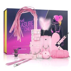 Conjunto BDSM Avançado Secret Pleasure - 14 Peças (rosa)