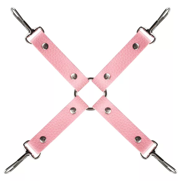 Baú de Prazer Secreto - kit BDSM avançado - 14 peças (rosa)