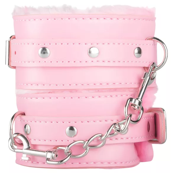 Baú de Prazer Secreto - kit BDSM avançado - 14 peças (rosa)