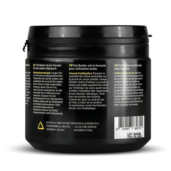 BUTTR - lubrificante para fisting - manteiga lubrificante (500ml)
