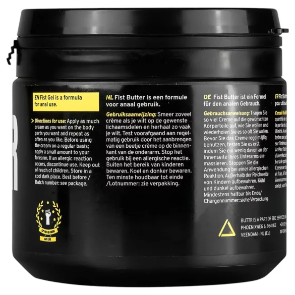 BUTTR Fisting Butter - manteiga lubrificante para fisting anal (500 ml)