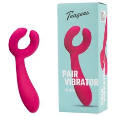  Easytoys Couple - vibrador casal recarregável à prova d'água - rosa