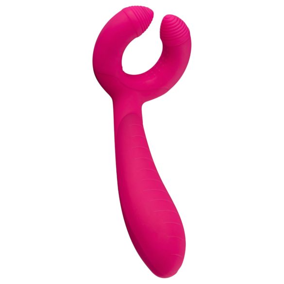 Easytoys Couple - vibrador casal recarregável à prova d'água - rosa