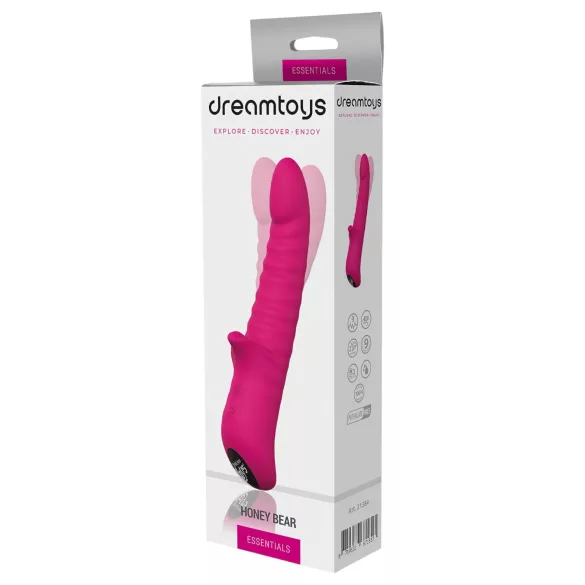 Essentials Honey Bear - vibrador rotativo - silicone rosa