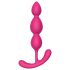 Cheeky Love - plug anal com pérolas - silicone rosa