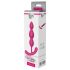 Cheeky Love - plug anal com pérolas - silicone rosa