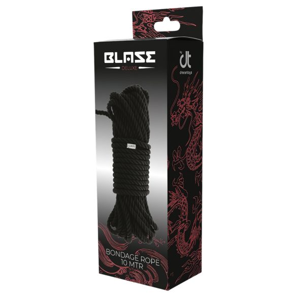 Blaze - corda bondage shibari - 10m - preta