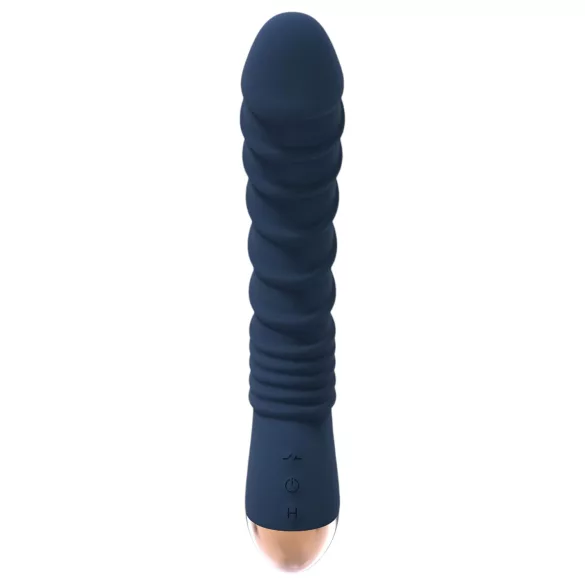 Goddess Aeolus - vibrador ponto G com aquecimento - silicone azul