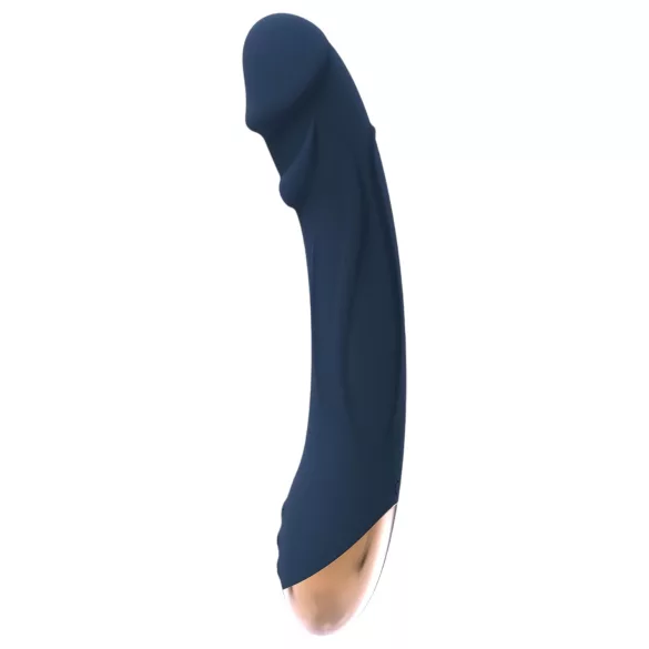 Goddess Boreas - vibrador ponto G recarregável aquecedor - silicone azul