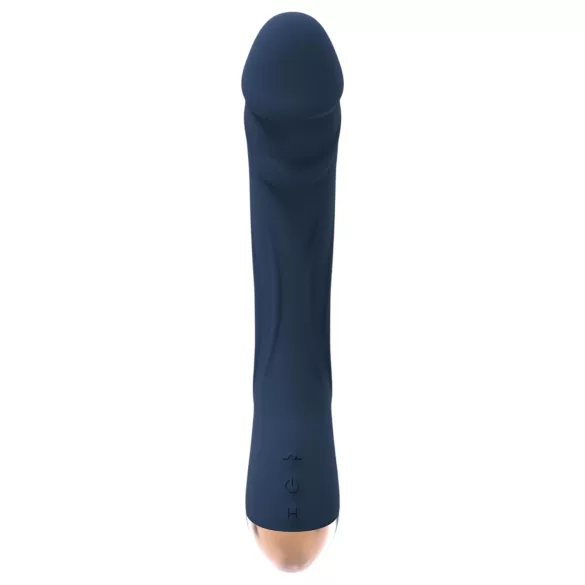 Goddess Boreas - vibrador ponto G recarregável aquecedor - silicone azul