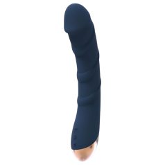   Goddess Atlas - vibrador ponto G recarregável aquecedor à prova d’água azul