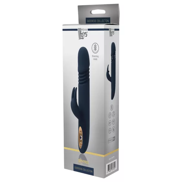 Goddess Zephyros - vibrador rabbit com movimento de impulso e clitóris