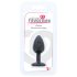 All time Favorites - plug anal com pedra roxa - silicone preto