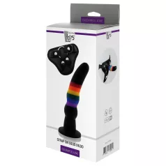 Colorful Love - dildo com cinta - colorido