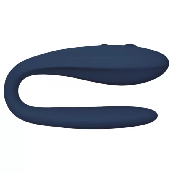Goddess Ares - vibrador duplo flexível para casal - silicone azul