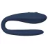 Goddess Ares - vibrador duplo flexível para casal - silicone azul