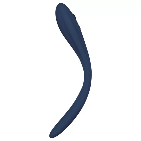 Goddess Ares - vibrador duplo flexível para casal - silicone azul