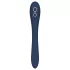 Goddess Ares - vibrador duplo flexível para casal - silicone azul