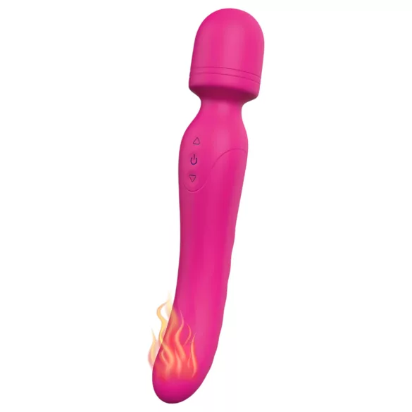 Vibes of Love - vibrador varinha recarregável aquecedor massajador silicone rosa
