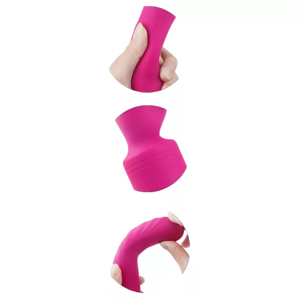 Vibes of Love - vibrador varinha recarregável aquecedor massajador silicone rosa