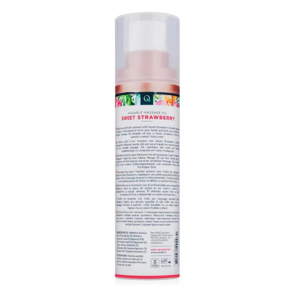 Exotiq - óleo de massagem aromático - morango 100ml