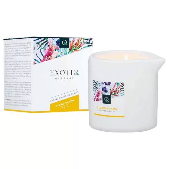 Exotiq - vela de massagem perfumada ylang ylang - 200g