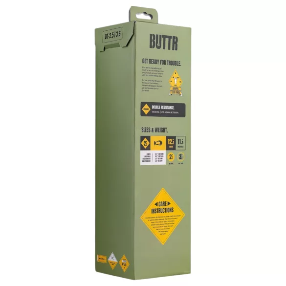 BUTTR - dildo fisting com ventosa - preto