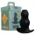 BUTTR Foxhole - plug anal oco - expandidor - silicone preto