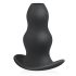 BUTTR Foxhole - plug anal oco - expandidor - silicone preto
