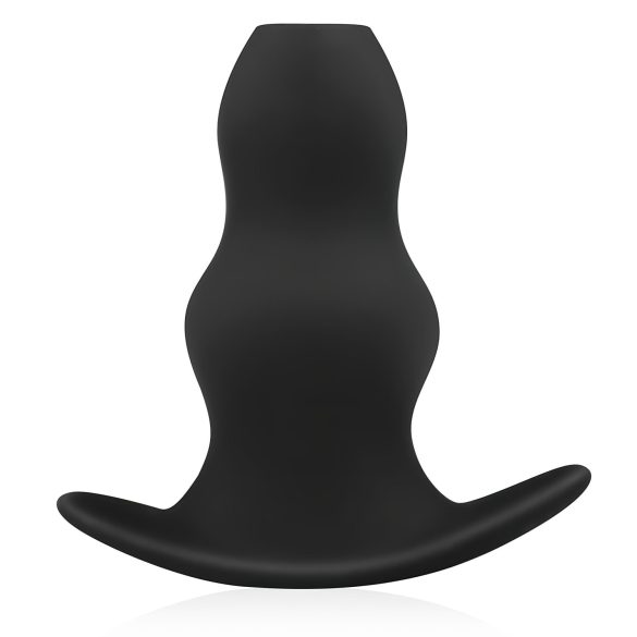 BUTTR Foxhole - plug anal oco - expandidor - silicone preto