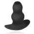 BUTTR Foxhole - plug anal oco - expandidor - silicone preto
