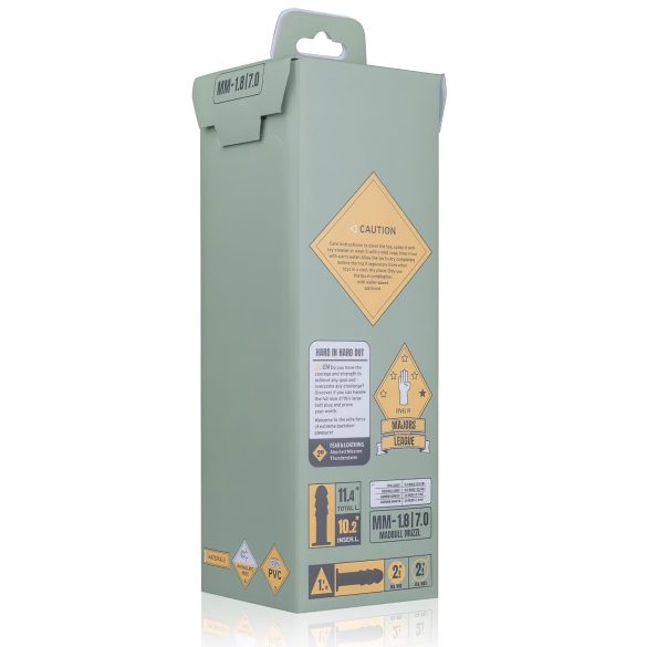 Dildo Ventosa Majoritário (Preto)