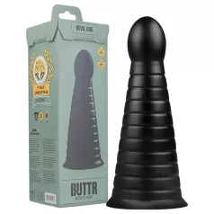 BUTTR Devil Dog - dildo com ventosa - preto