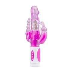 Easytoys Raving Rabbit - vibrador de 3 pontas (rosa)