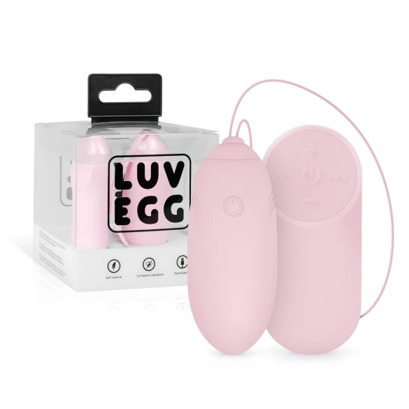 LUV EGG - vibrador bullet com controle remoto sem fio - recarregável - rosa