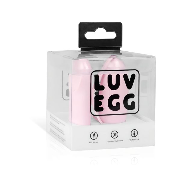 LUV EGG - vibrador bullet com controle remoto sem fio - recarregável - rosa