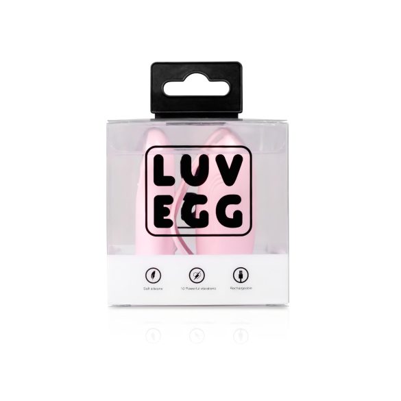 LUV EGG - vibrador bullet com controle remoto sem fio - recarregável - rosa