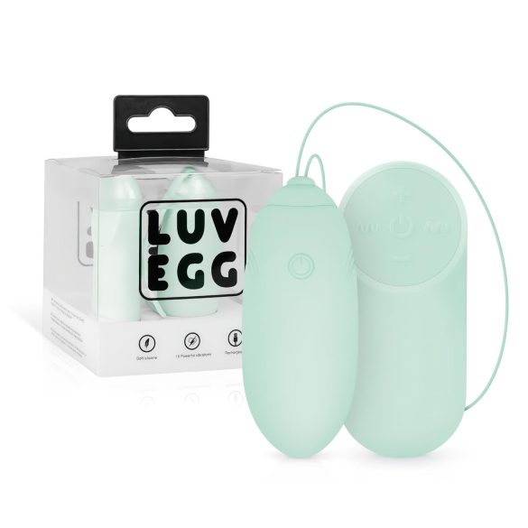 LUV EGG - ovo vibratório recarregável com controle remoto - verde