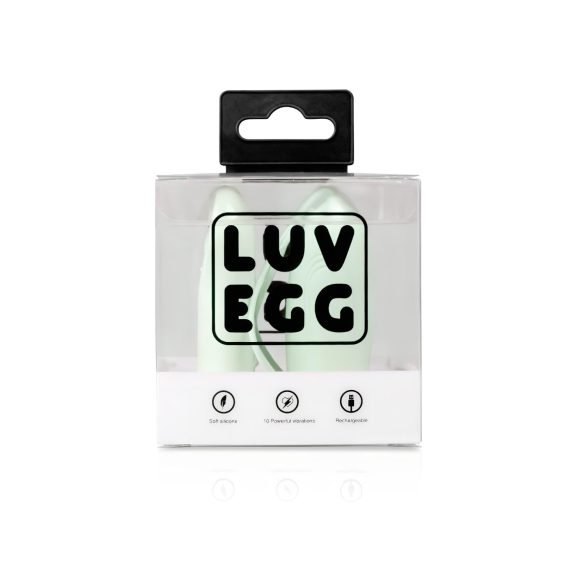 LUV EGG - ovo vibratório recarregável com controle remoto - verde