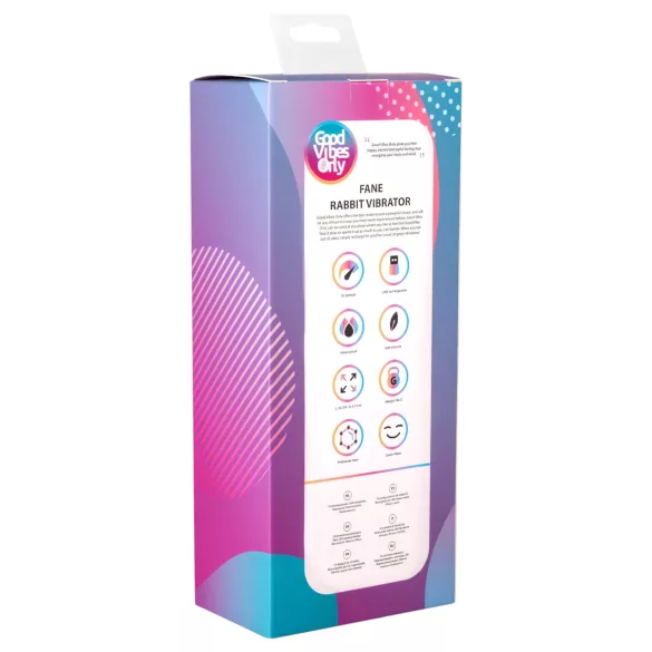 Good Vibes Only Fane Rabbit - vibrador rabbit com estimulador de clitóris