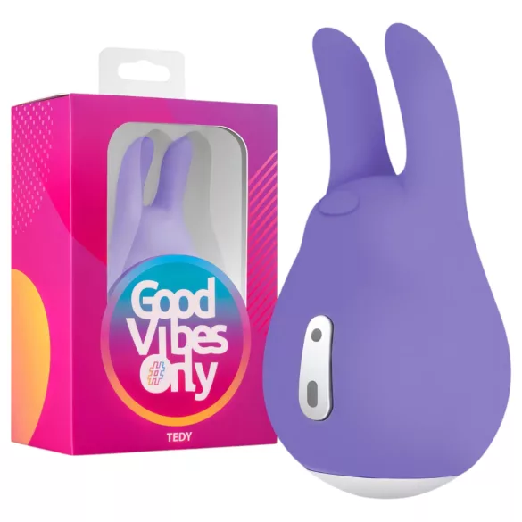 Good Vibes Tedy - vibrador de clitóris recarregável em forma de coelhinho (roxo)