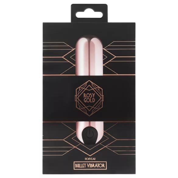 Rosy Gold - vibrador bullet recarregável mini - cor rose gold