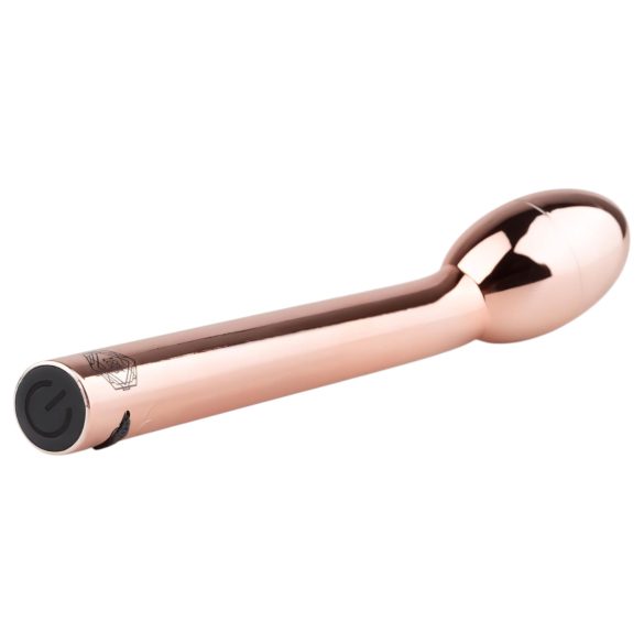 Rosy Gold - vibrador ponto G recarregável - cor rosé