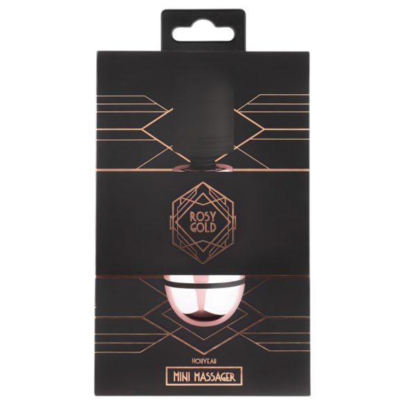 Rosy Gold - vibrador massageador mini recarregável - cor rose gold
