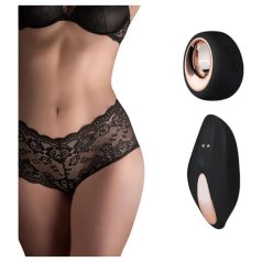   Pantyrebel - calcinha vibratória recarregável com controle remoto - preto (S-L)
